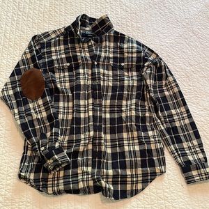 POLO by RALPH LAUREN. BOYS XL (18-20) 100% cotton FLANNEL plaid shirt.